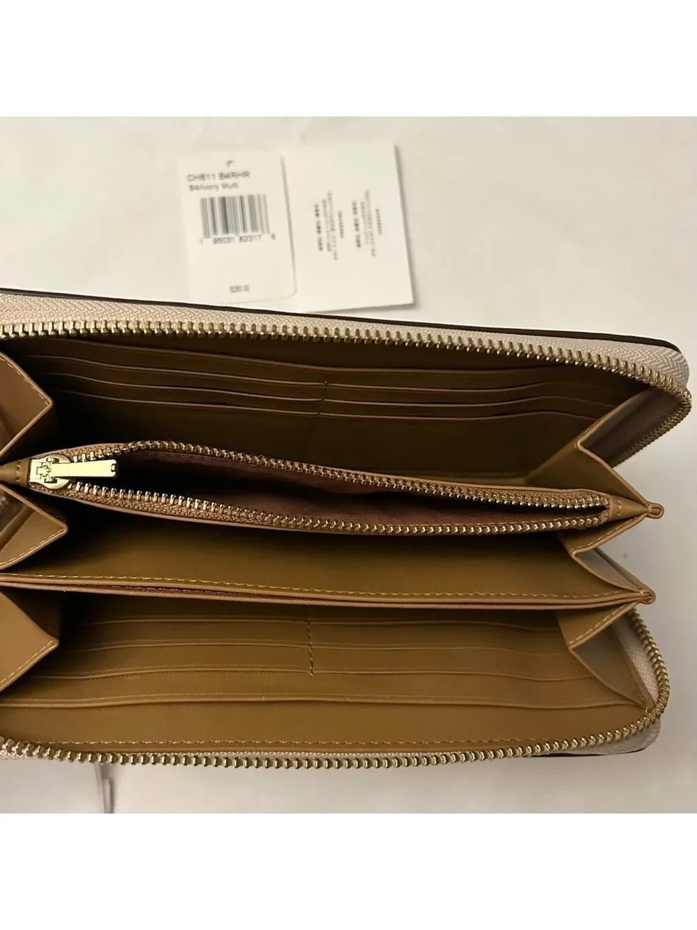 Coach Floral Zip Around  Wallet
